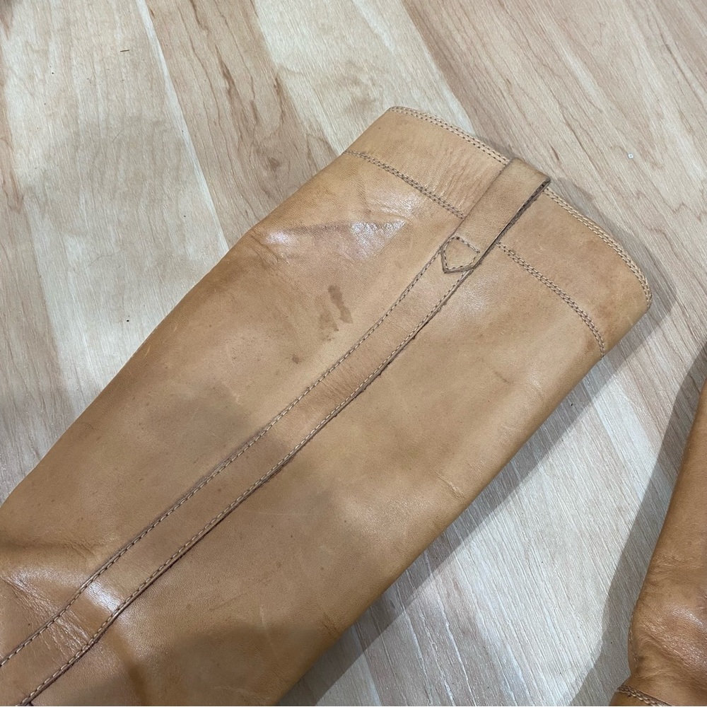 Vintage Tan Campus Boots (8) - Picture 9 of 11